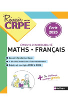 Crpe écrit compil maths français - nouveau concours 2025