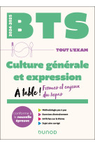 Bts culture générale et expression 2024-2025