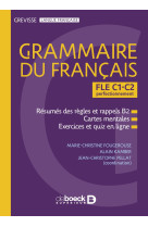 Grevisse fle c1-c2 grammaire du français