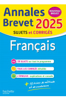 Annales brevet 2025 - francais