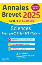 Annales brevet 2025 - sci / sciences