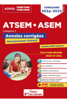 Concours atsem et asem - categorie c - annales corrigees - agent (territorial) specialise des ecoles