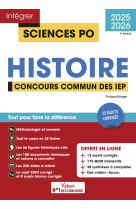 Sciences po - histoire - concours commun des iep 2025-2026 + 12 videos focus - tout pour reussir l-a