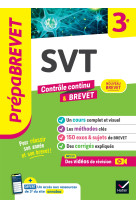 Prépabrevet - svt 3e - brevet 2025