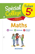 Spécial collège fiches maths 5e