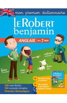 Le robert benjamin anglais - mon premier dictionnaire