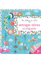 Attrape-rêves et origamis - mini-boîte avec accessoires