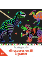 Dinosaures en 3d à gratter - mini boîte avec accessoires