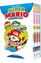 Super mario manga adventures - coffret t01 à t03 ned