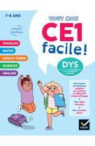 Mon ce1 facile ! adapté aux enfants dys ou en difficulté d'apprentissage - 8 ans