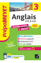 Prépabrevet - anglais 3e - brevet 2025