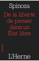 De la liberte de penser dans un etat libre