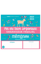 Mini-organiseur mémoniak ma vie bien organisée, calendrier mensuel sept. 2023- déc. 2024