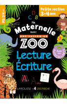 Ma maternelle avec une saison au zoo ps lecture-écriture