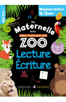 Ma maternelle avec une saison au zoo ms - lecture-écriture