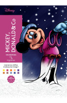 Coloriages mystères disney - mickey, donald & co