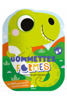 Gommettes formes - l'aventure de petit dinosaure