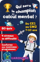 Qui sera le champion en calcul mental ?