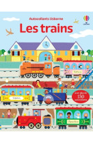 Les trains - autocollants usborne