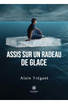 Assis sur un radeau de glace