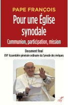 Pour une eglise synodale : communion, participation, mission