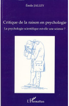 Critique de la raison en psychologie