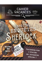 Cahier de vacances larousse (adultes) spécial enquêtes de sherlock holmes