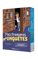 Coffret bibliothèque 1 - mes premières enquêtes - tomes 1 à 3