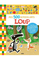 Mes tout premiers autocollants - mes 500 autocollants - loup