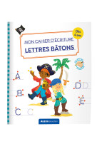 Mon cahier d'écriture - lettres bâtons - pirates