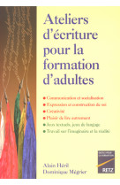 Ateliers d'écriture pour la formation d'adultes