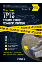 Concours tpts  - technicien police technique et scientifique - 2023-2024