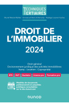 Droit de l'immobilier 2024