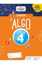 Cahier algo mission indigo cycle 4 - ed. 2018