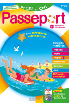 Passeport - du ce2 au cm1 8/9 ans - cahier de vacances 2024