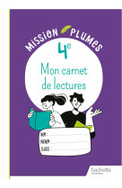 Mon carnet de lectures 4e - cahier élève - ed. 2024