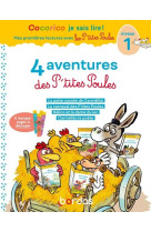 Cocorico je sais lire ! 1res lectures - 4 aventures p'tites poules - niveau 1 - tome 2