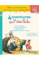 Cocorico je sais lire ! 1res lectures - 4 aventures p'tites poules - niveau 1 - dys