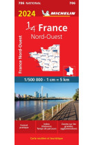 Carte nationale france nord-ouest 2024