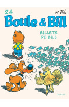 Boule et bill - tome 24 - billets de bill