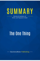 Summary: the one thing