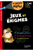 Jeux et énigmes - du cm1 au cm2 - cahier de vacances 2024