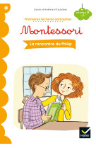 Premières lectures autonomes montessori niveau 3 - la rencontre de philip