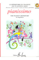 Pianissimo --- piano