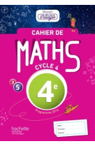 Cahier de maths mission indigo 4e - éd. 2017