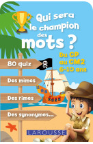 Qui sera le champion des mots ?