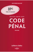 Code pénal 122ed - édition limitée 2025, annoté