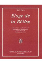 éloge de la bêtise