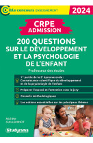 Crpe – admission – 200 questions sur le développement et la psychologie de l'enfant