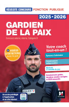 Réussite concours - gardien de la paix - 2025-2026- préparation complète